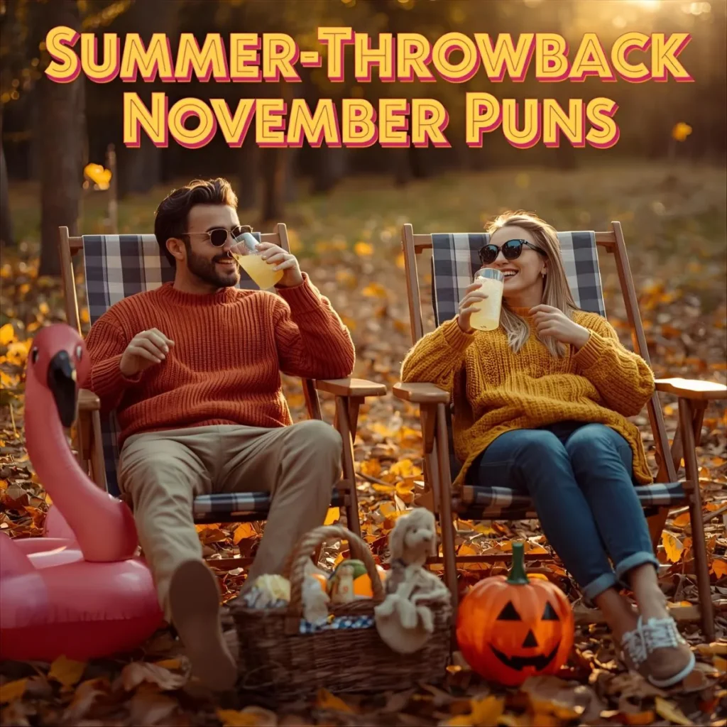 Summer-Throwback November Puns