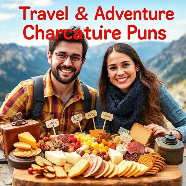 Travel & Adventure Charcuterie Puns