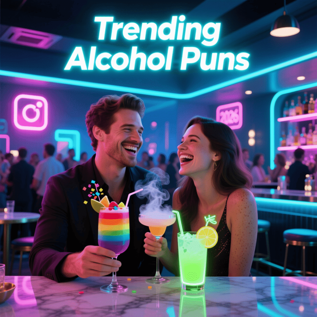 Trending Alcohol Puns