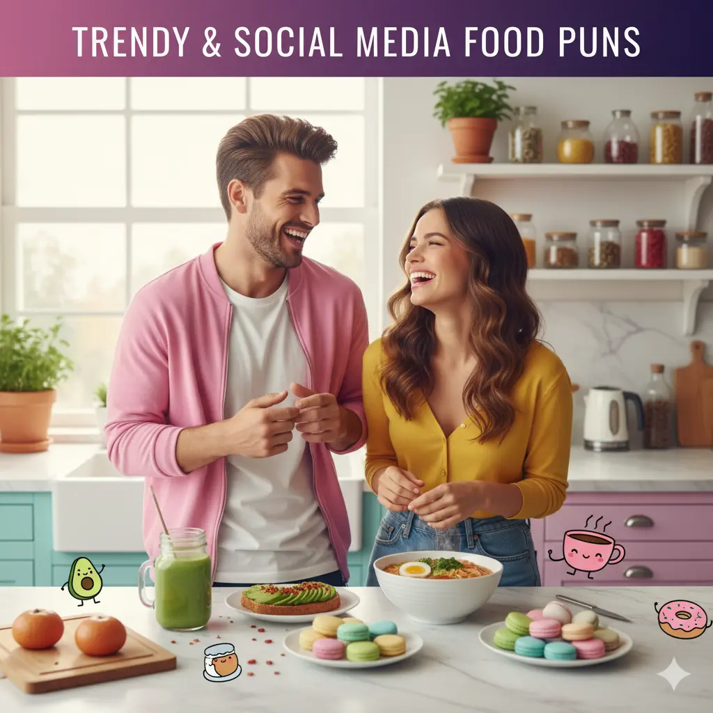 Trendy & Social Media Food Puns