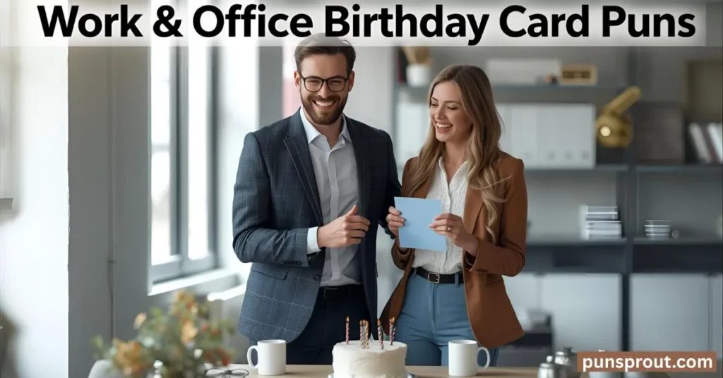 Work & Office Birthday Card Puns