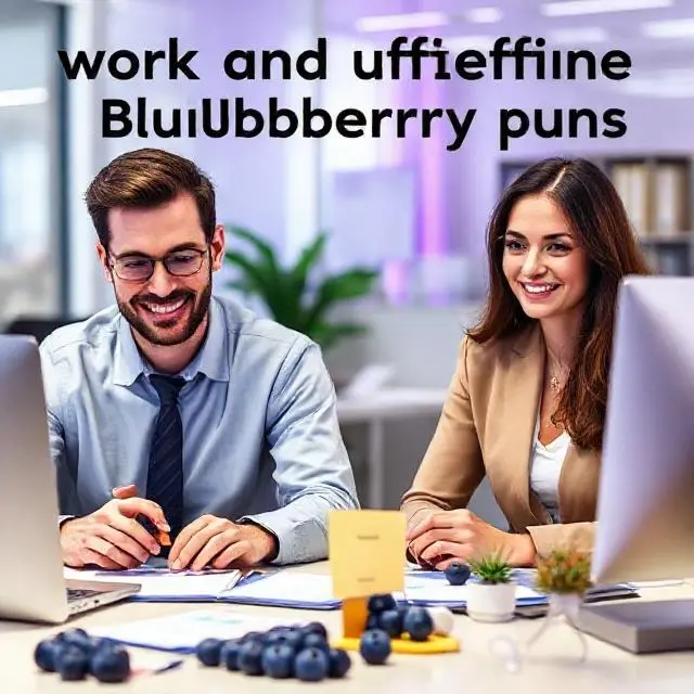 Work & Office Blueberry Puns