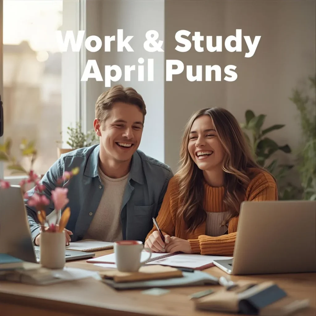 Work & Study April Puns