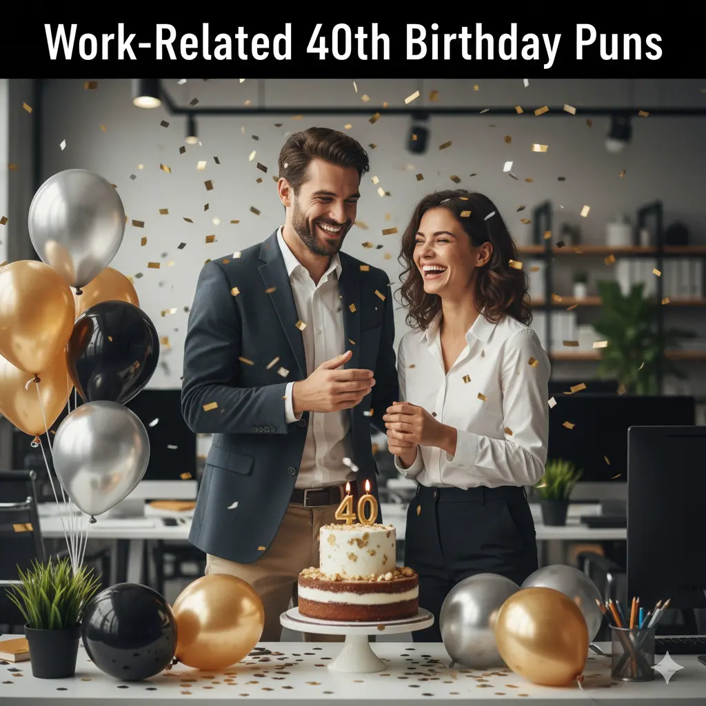 Work-Related 40th Birthday Puns