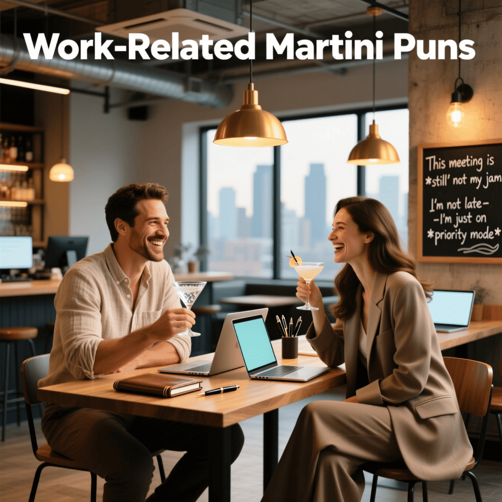 Work-Related Martini Puns 