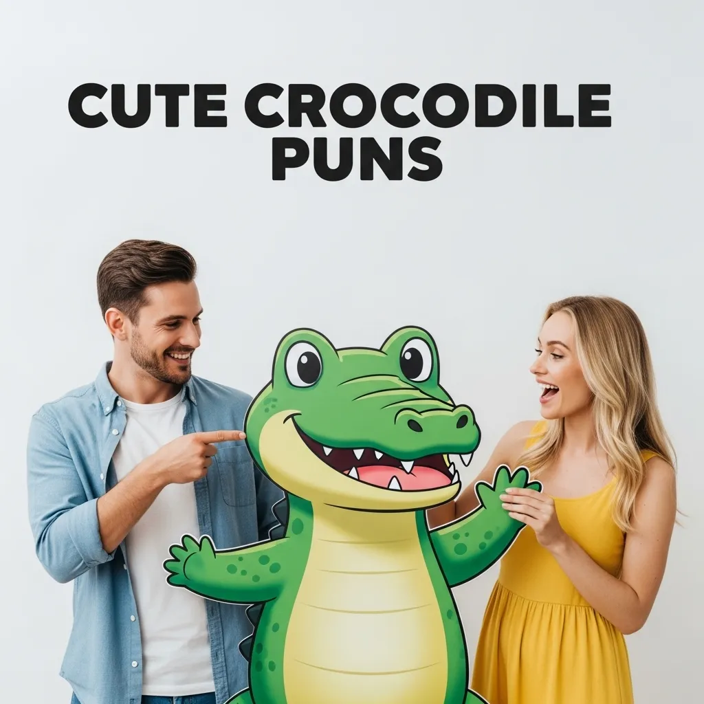 Cute Crocodile Puns