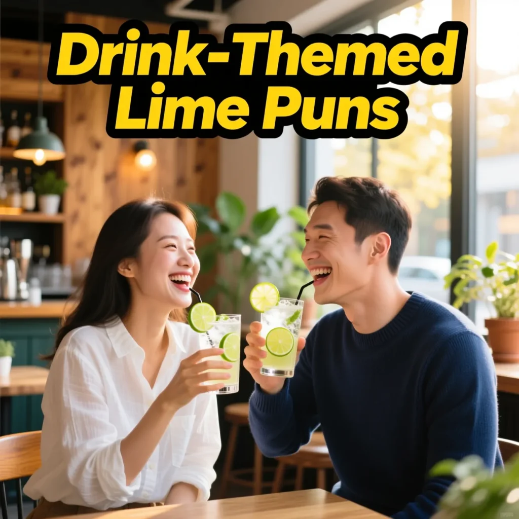 Drink-Themed Lime Puns