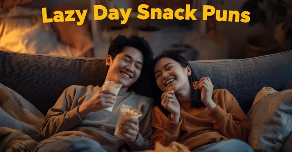 Lazy Day Snack Puns