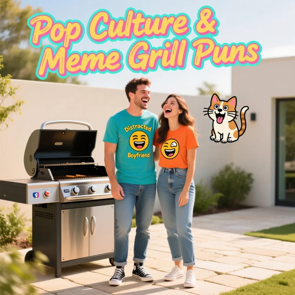 Pop Culture & Meme Grill Puns