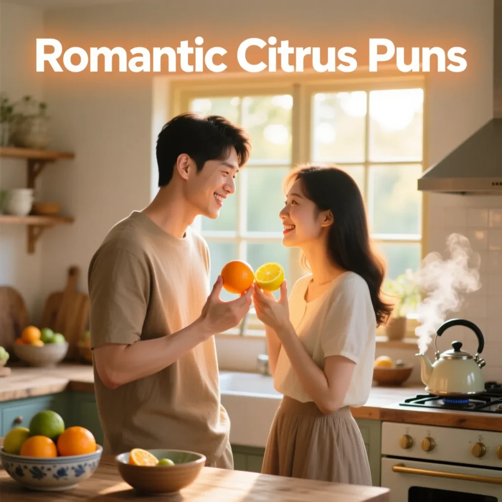 Romantic Citrus Puns