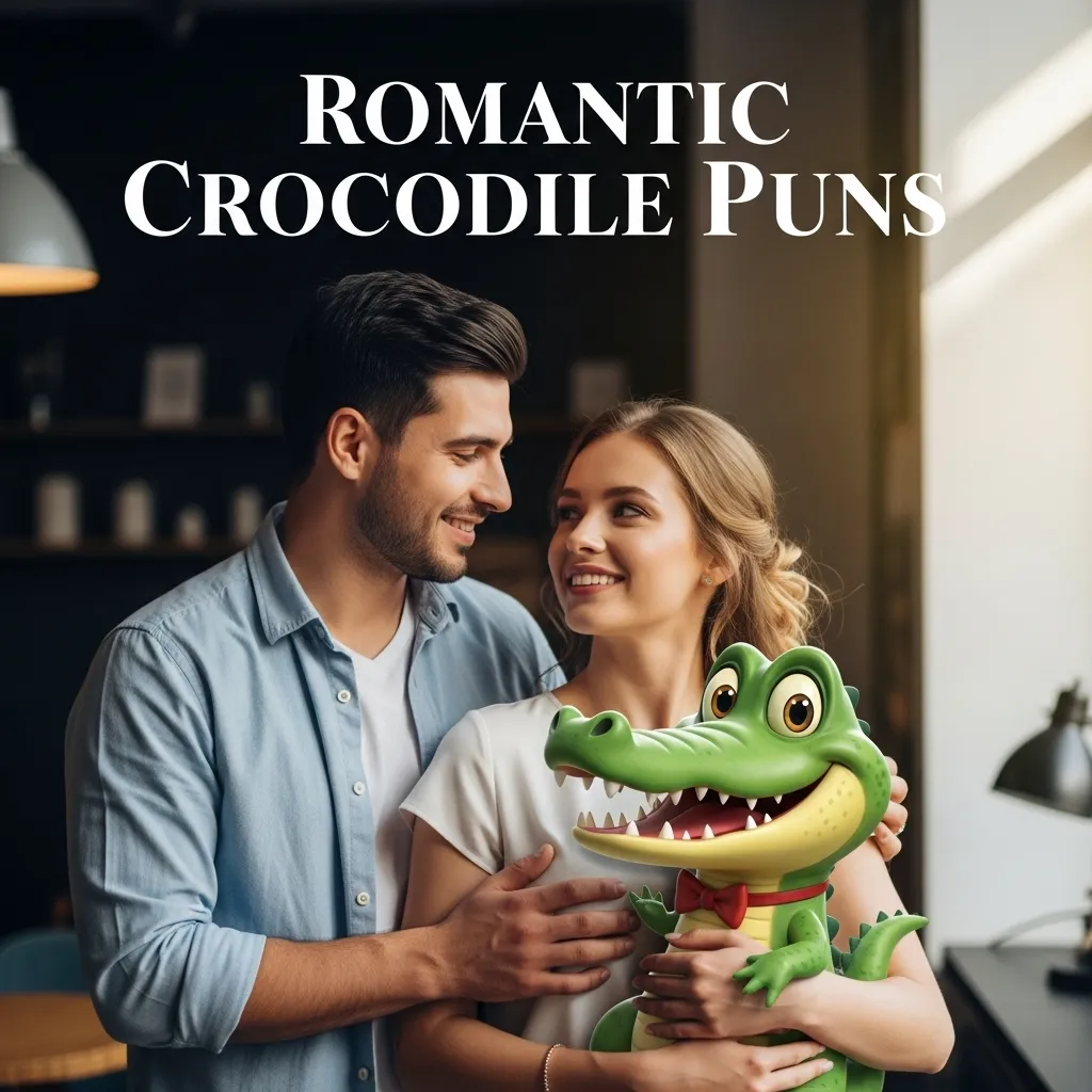Romantic Crocodile Puns