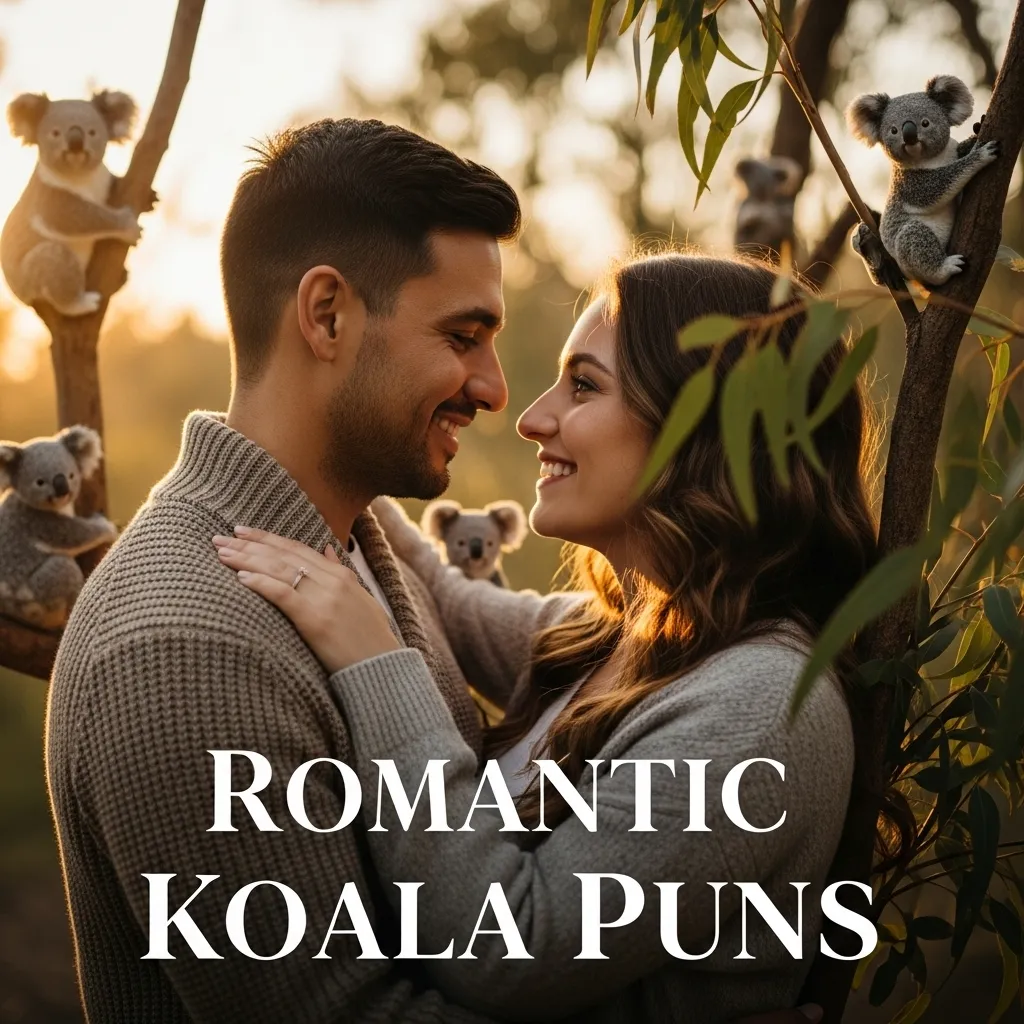 Romantic Koala Puns