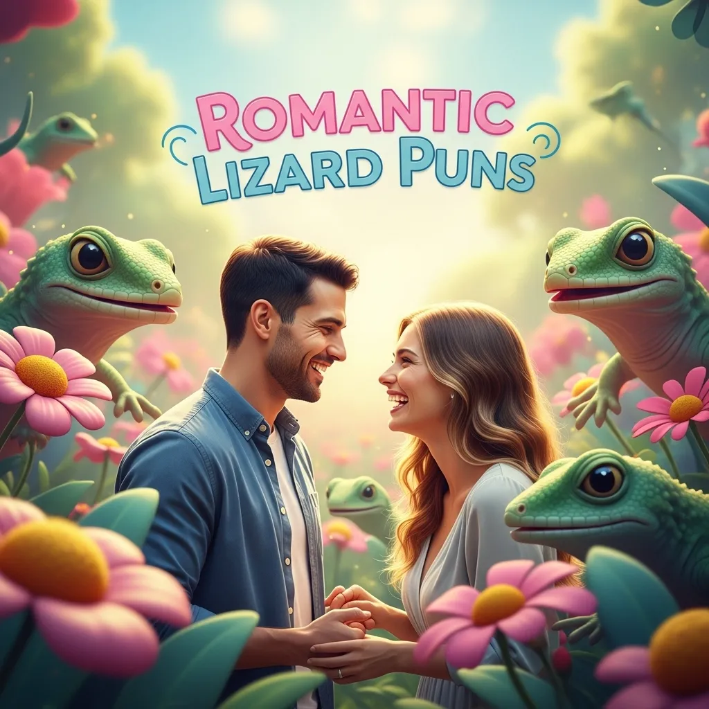 Romantic Lizard Puns
