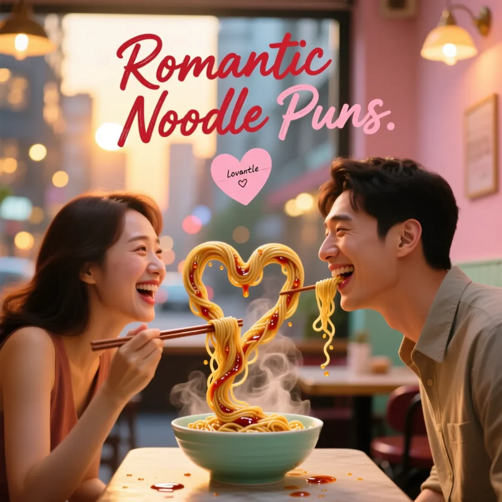 Romantic Noodle Puns