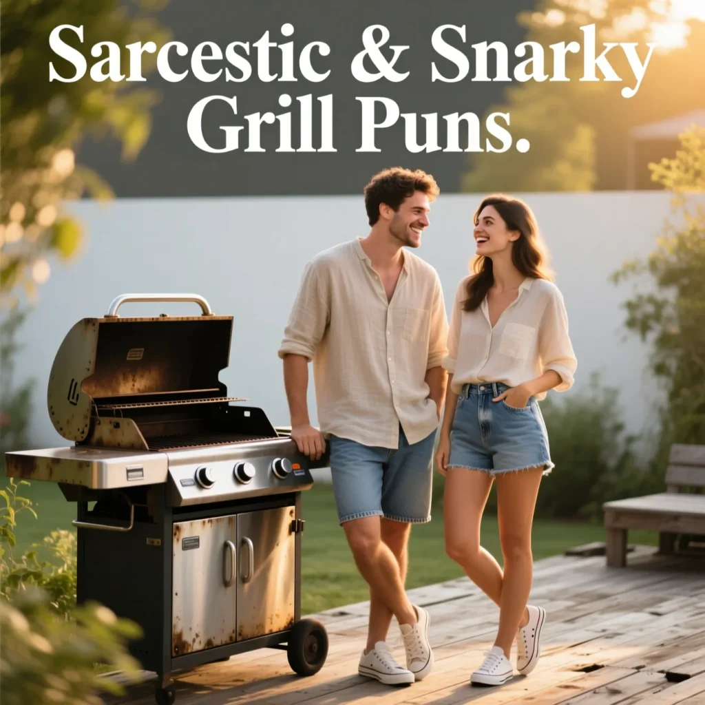 Sarcastic & Snarky Grill Puns