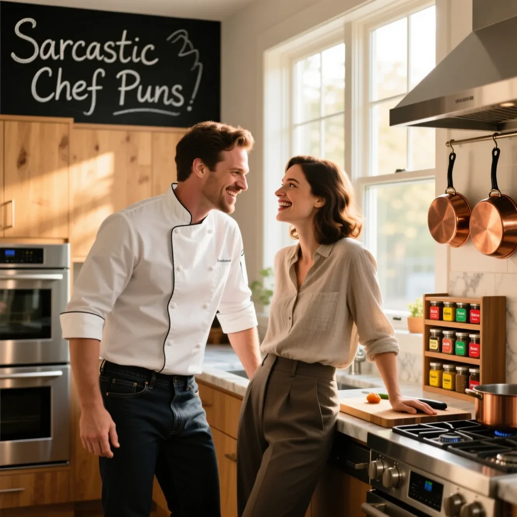 Sarcastic Chef Puns