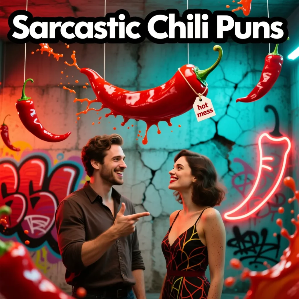 Sarcastic Chili Puns