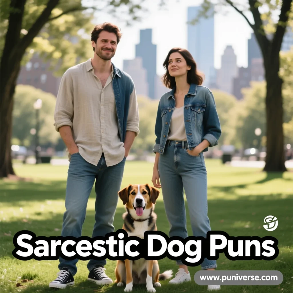  Sarcastic Dog Puns