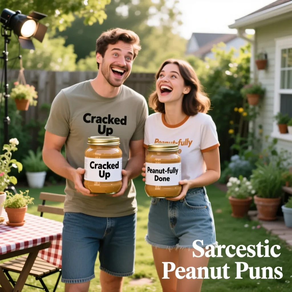 Sarcastic Peanut Puns