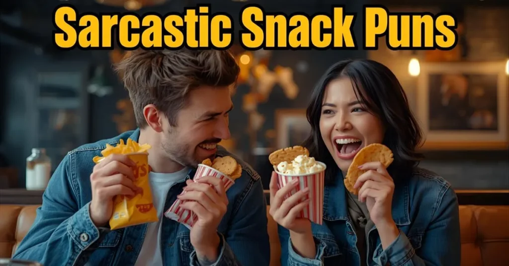 Sarcastic Snack Puns