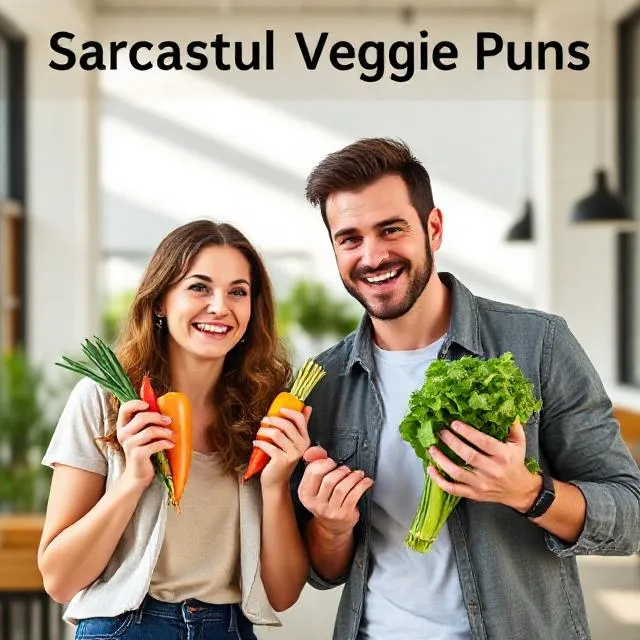 Sarcastic Veggie Puns