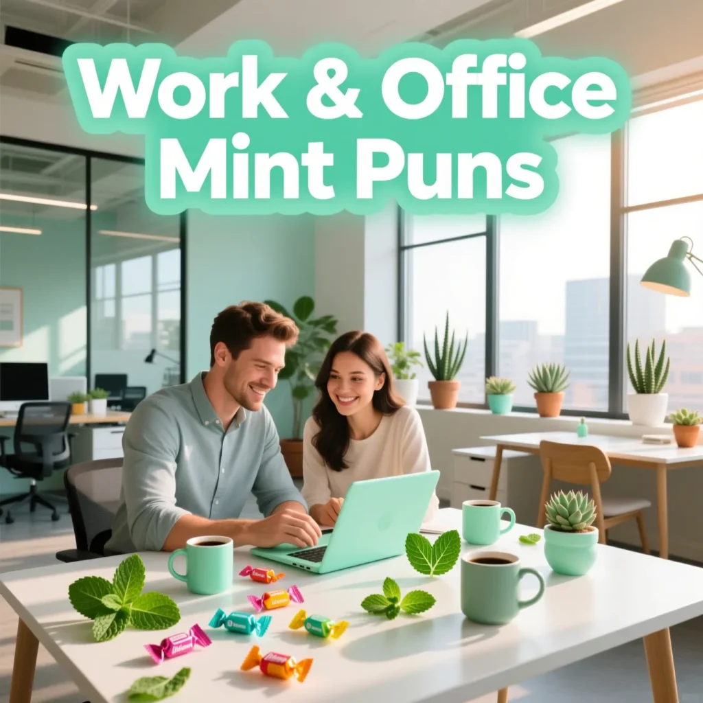 Work & Office Mint Puns 