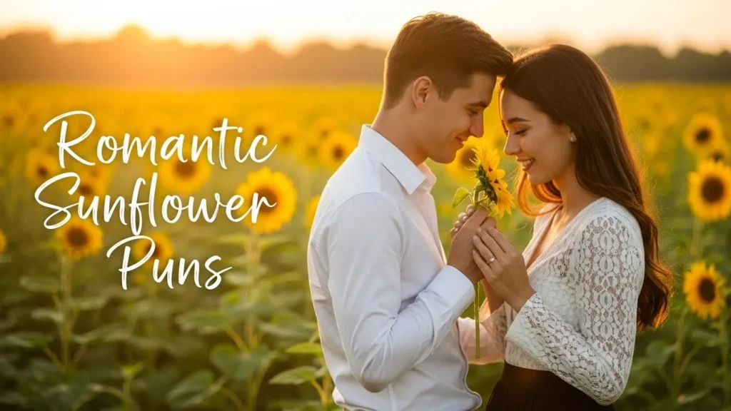 Romantic Sunflower Puns
