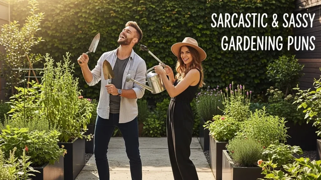 Sarcastic & Sassy Gardening Puns