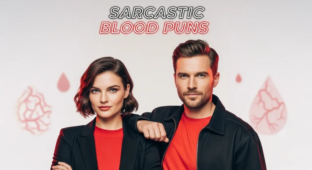 Sarcastic Blood Puns