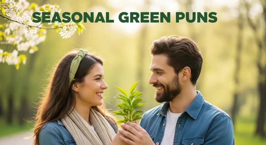 Seasonal Green Puns
