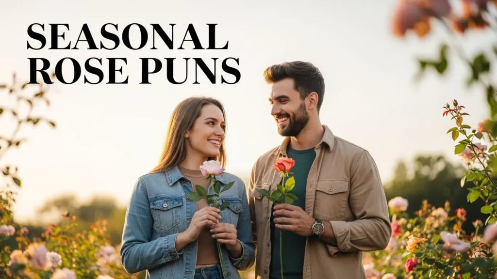 Seasonal Rose Puns