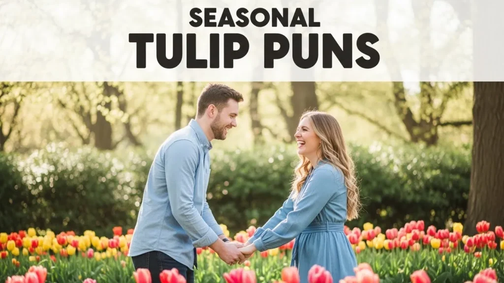 Seasonal Tulip Puns