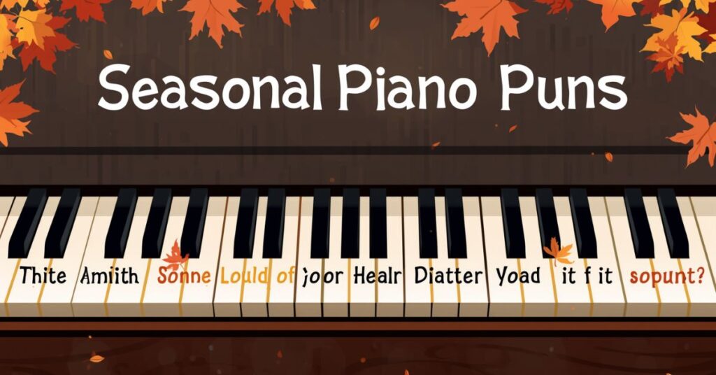 Seasonal Piano Puns