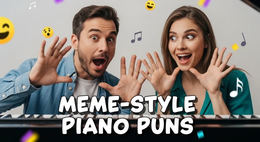 Meme-Style Piano Puns