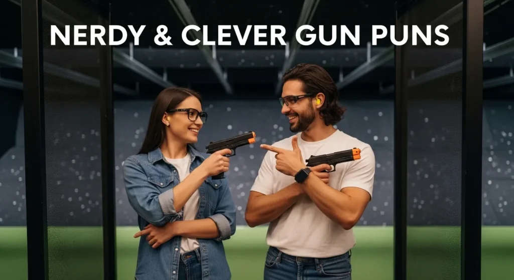 Nerdy & Clever Gun Puns