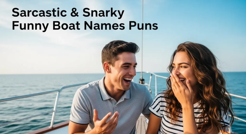 Sarcastic & Snarky Funny Boat Names Puns