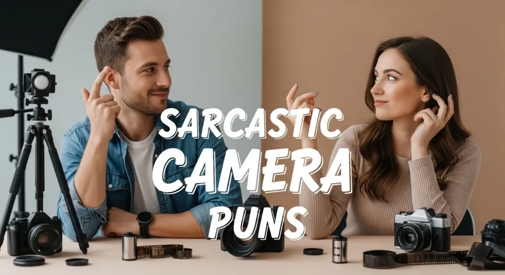 Sarcastic Camera Puns
