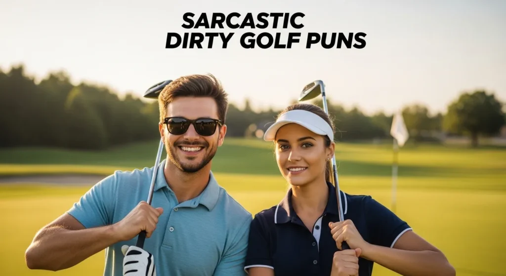 Sarcastic Dirty Golf Puns