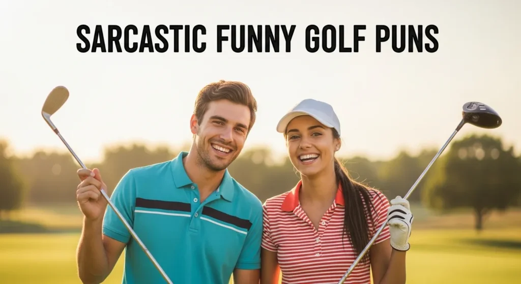 Sarcastic Funny Golf Puns
