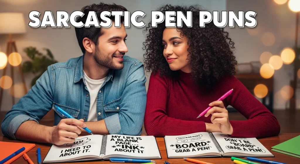 Sarcastic Pen Puns