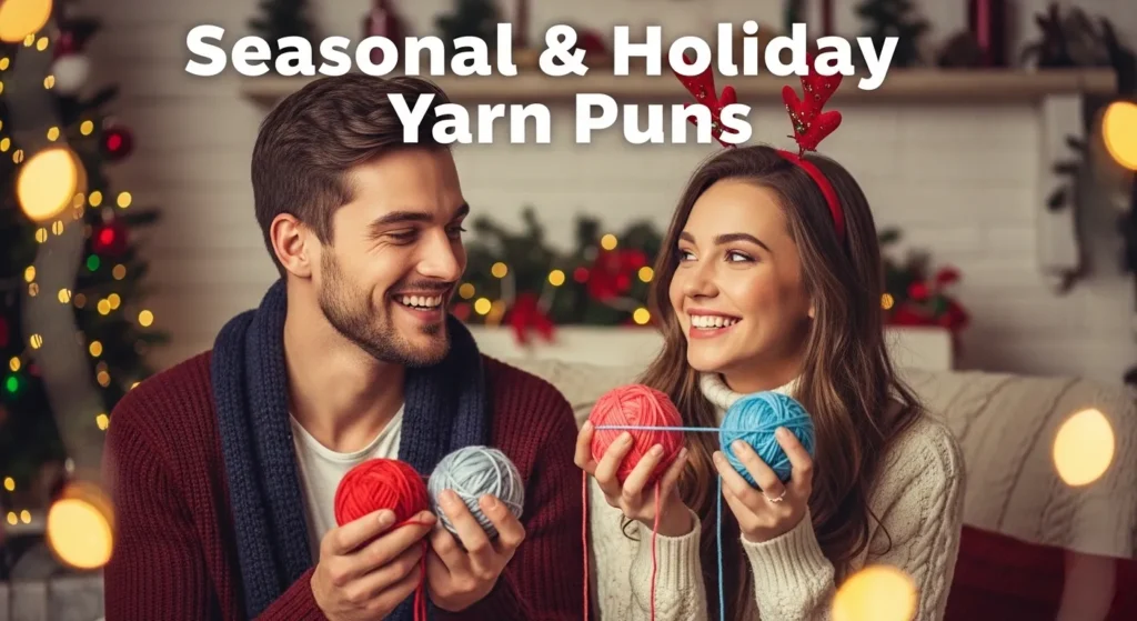 Seasonal & Holiday Yarn Puns 