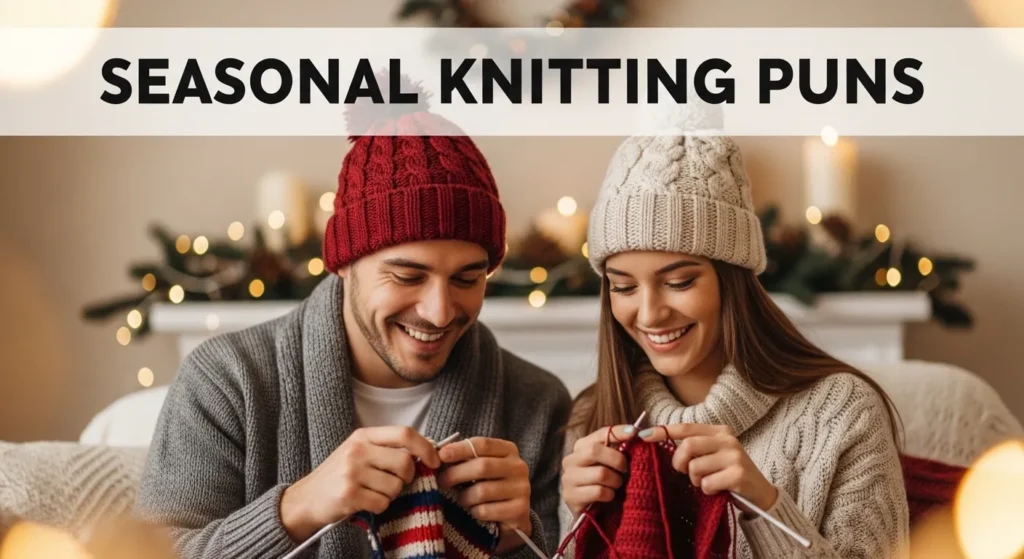 Seasonal Knitting Puns