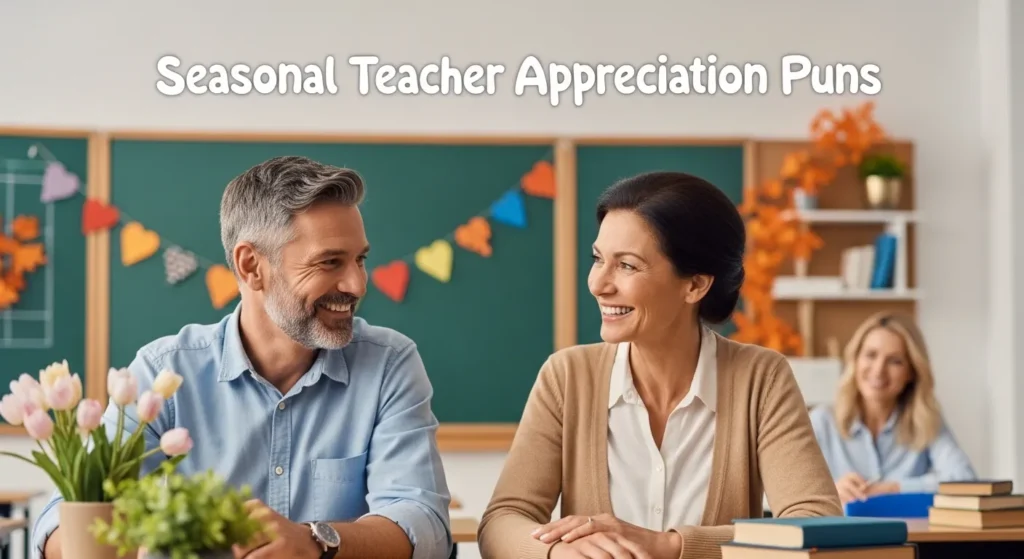 Seasonal Teacher Appreciation Puns