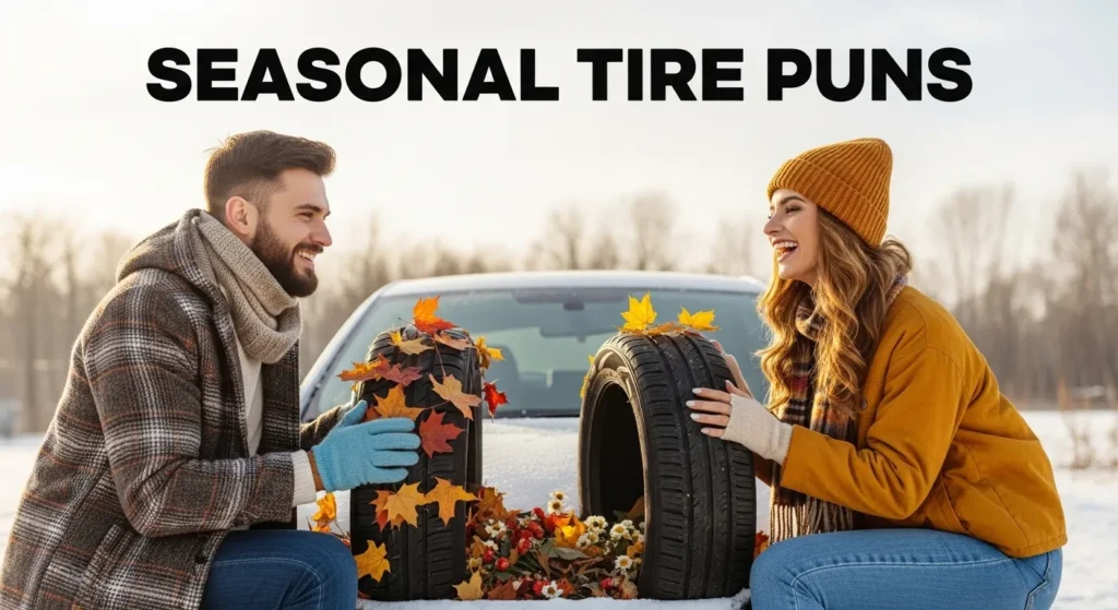 Seasonal Tire Puns