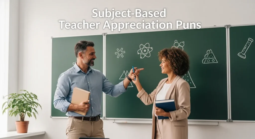 Subject-Based Teacher Appreciation Puns