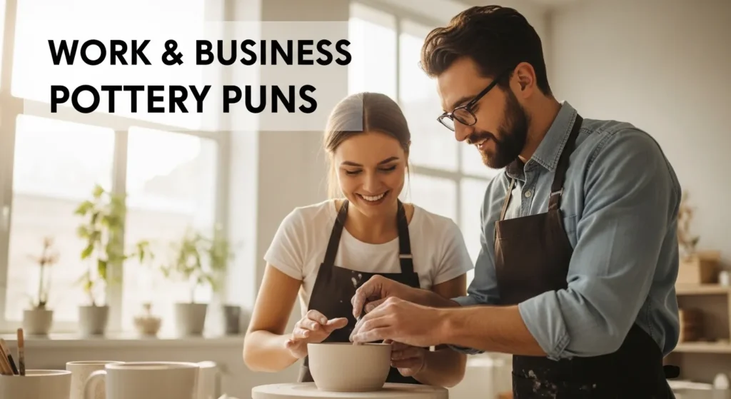 Work & Business Pottery Puns