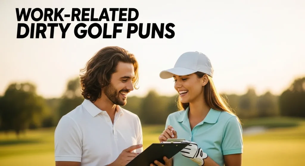 Work-Related Dirty Golf Puns