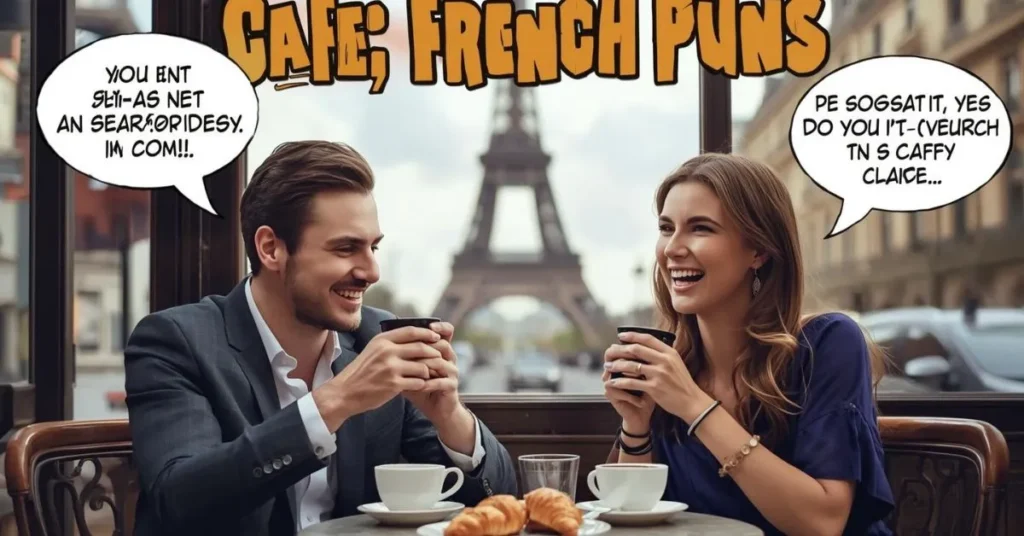 Café French Puns