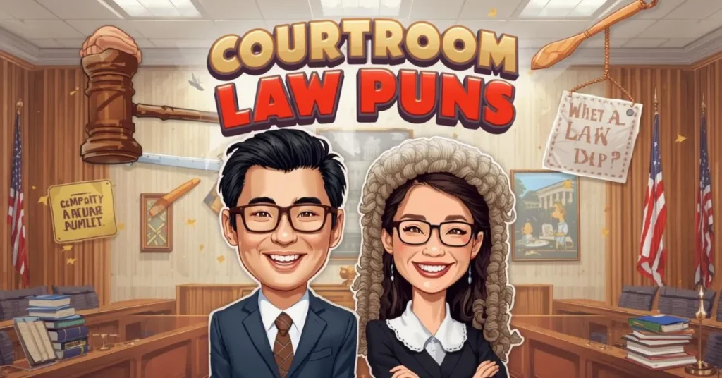 Courtroom Law Puns
