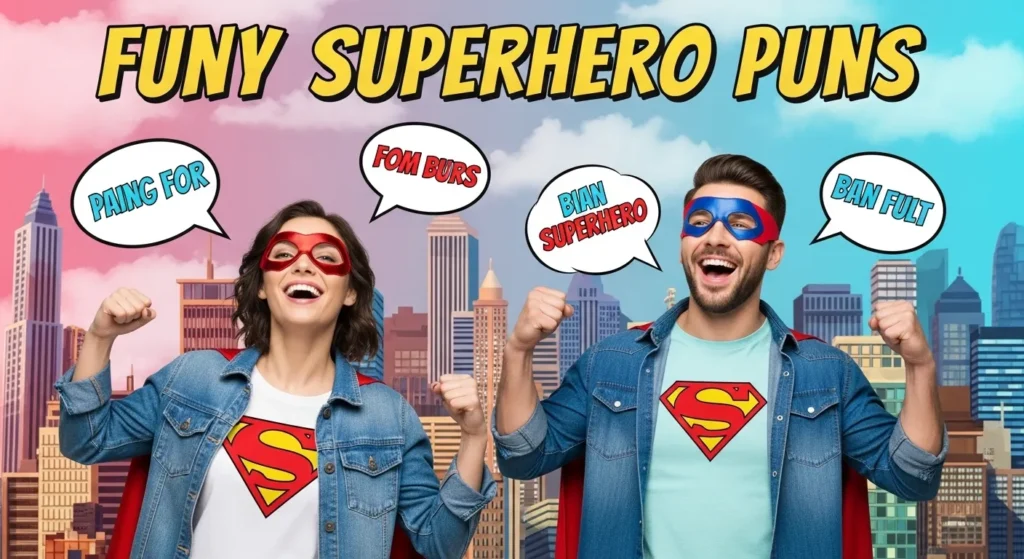 Funny Superhero Puns